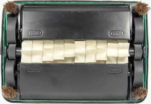 Alt view image 2 of 3 - Bissell Commercial BG22 Manual Sweeper 6.5" Cleaning Path, Corner brushed, floating head, easy to empty, single rubber rotors