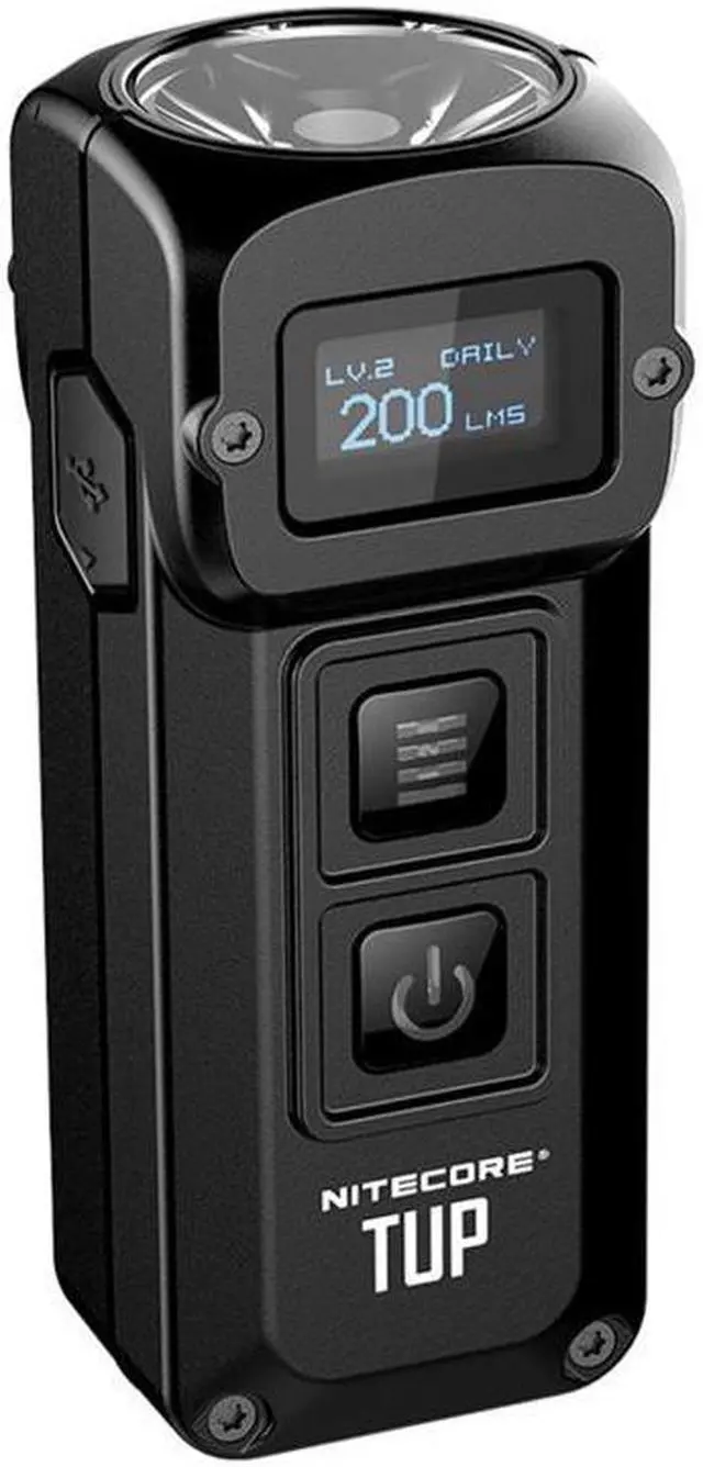 Alt view image 3 of 7 - Nitecore TUP Intelligent Pocket Light - 1000 Lumen - GRAY color