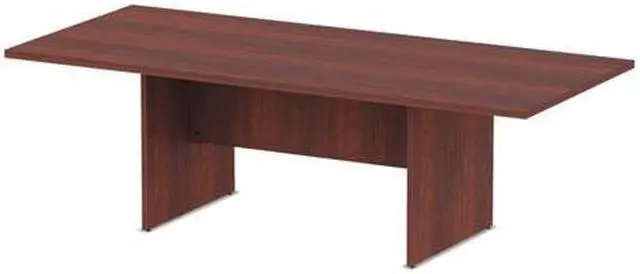 Alt view image 2 of 6 - Alera Valencia Series Conference Table Rectangle 94.5 x 41 3/8 x 29.5 Medium Cherry VA719642MC