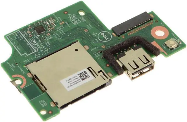 Main image of Dell OEM Inspiron 7370 7373 Power Button USB SD Card Reader IO Circuit  08YD0