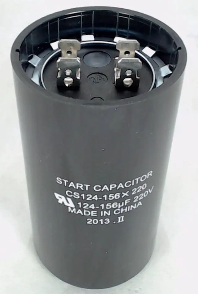 Main image of Start Capacitor, Round, 124-156 Mfd., 220 Volt, CS124-156X220