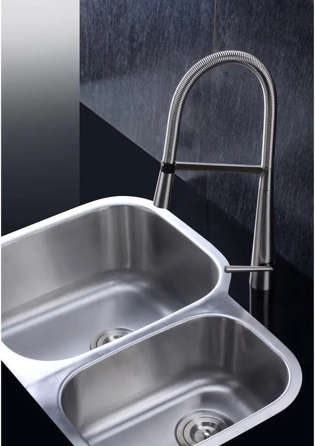 Alt view image 5 of 16 - Ruvati 16-gauge Steel Double Bowl 29-inch Undermount Kitchen Sink