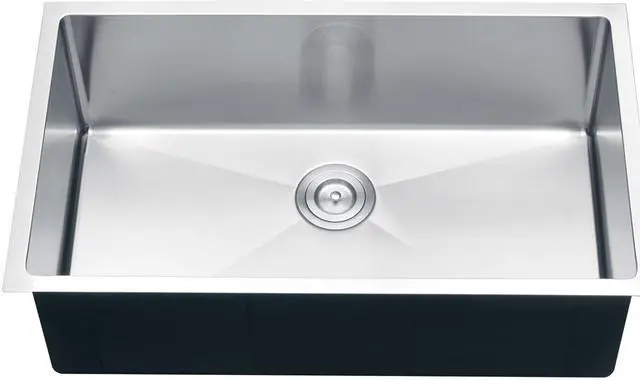 Alt view image 6 of 15 - Ruvati 16-gauge Stainless Steel 30-inch Single Bowl Undermount Kitchen Sink