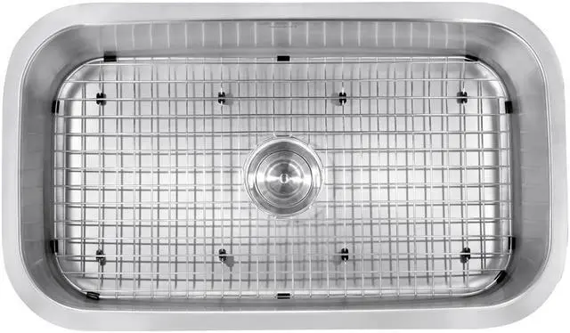 Alt view image 5 of 15 - Ruvati 16-gauge Steel Single Bowl 32-inch Undermount Kitchen Sink