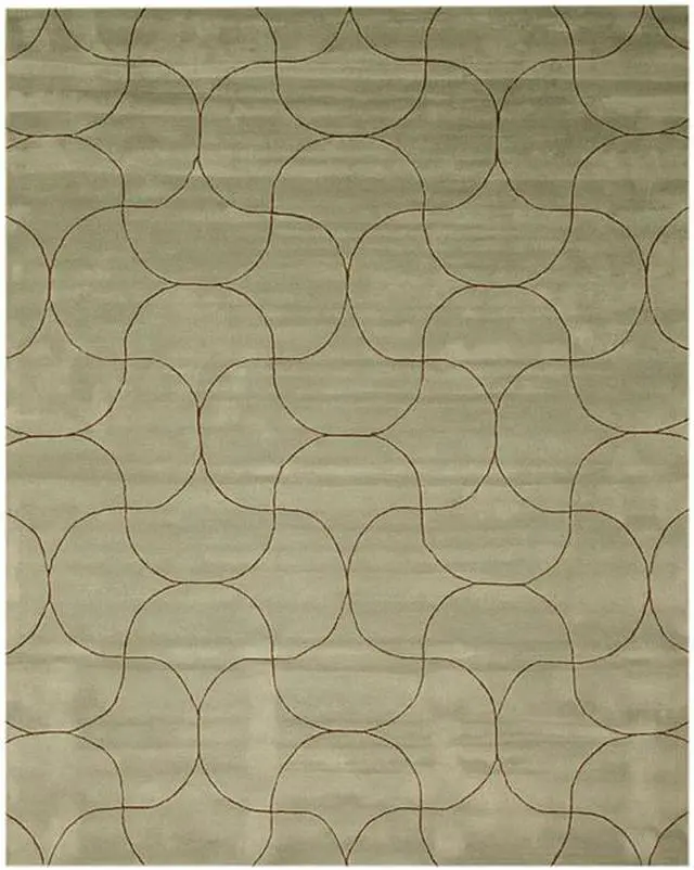Main image of Hand Tufted Santana Abstract Wool Rug (5' x 8')