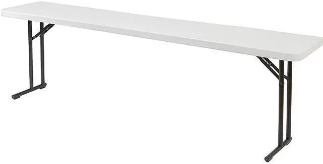 Main image of Meeting and Training Table, 18"D x 96"W x 30"H, Light Spotted Gray NATIONAL PUBLIC SEATING BT1896