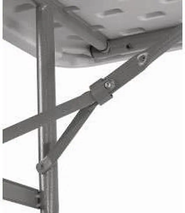 Alt view image 4 of 13 - Meeting and Training Table, 18"D x 96"W x 30"H, Light Spotted Gray NATIONAL PUBLIC SEATING BT1896