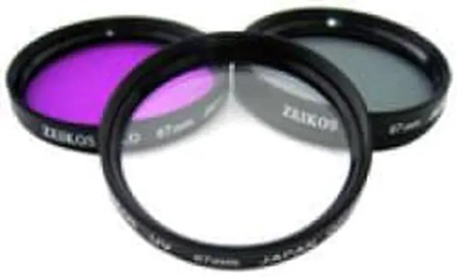 Alt view image 4 of 5 - Zeikos 82mm Multi Coated Glass Filter Kit