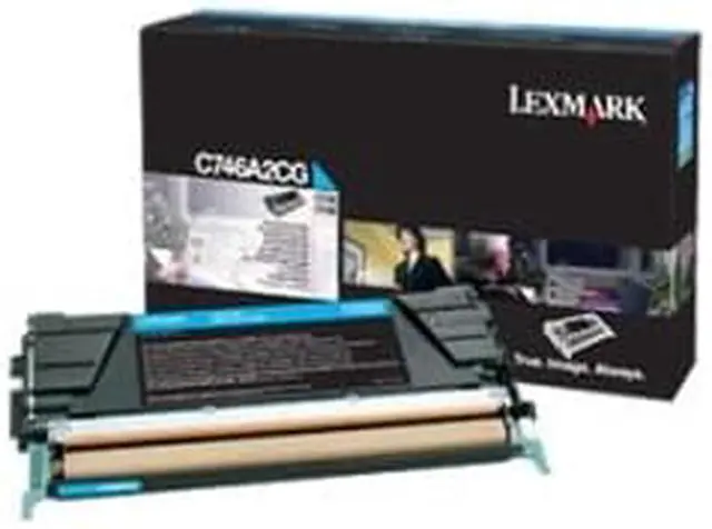 Alt view image 2 of 5 - Lexmark Single Toner Cartridge - Cyan