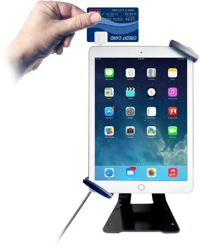 Alt view image 6 of 20 - Universal Anti-theft Security Grip Holder with Stand for Tablets