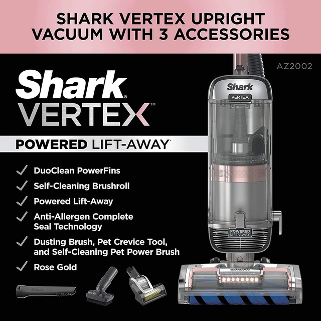 Alt view image 2 of 4 - Shark AZ2002 Vertex DuoClean Engage Upright Vacuum with Powered Lift-away and Self-Cleaning