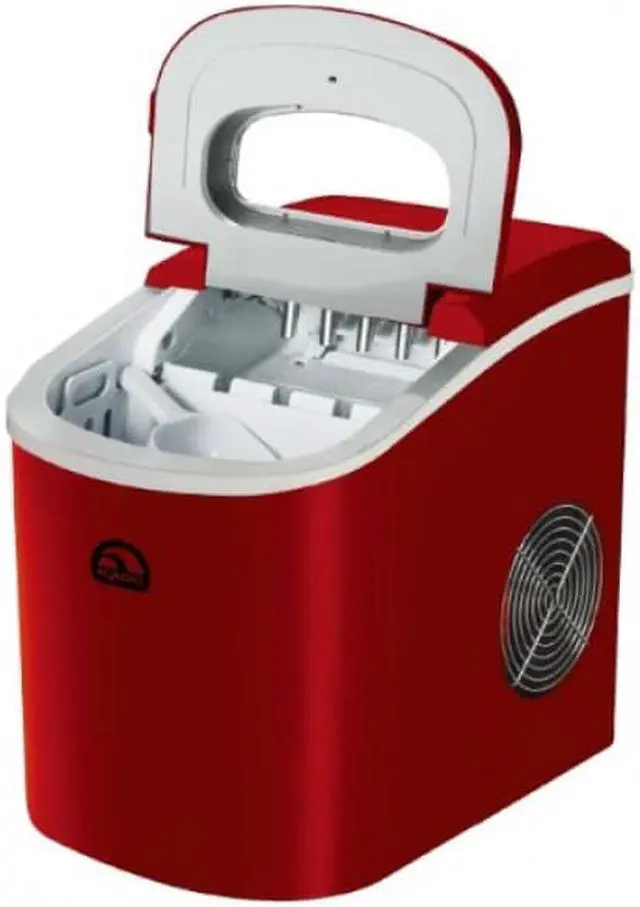 Alt view image 2 of 2 - iGloo ICE102-Red Compact Ice Maker, Red