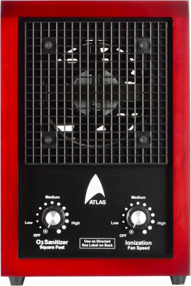 Alt view image 3 of 3 - Atlas ATL300A Air Purifier with Negative Ion Generator, Ozone Generator