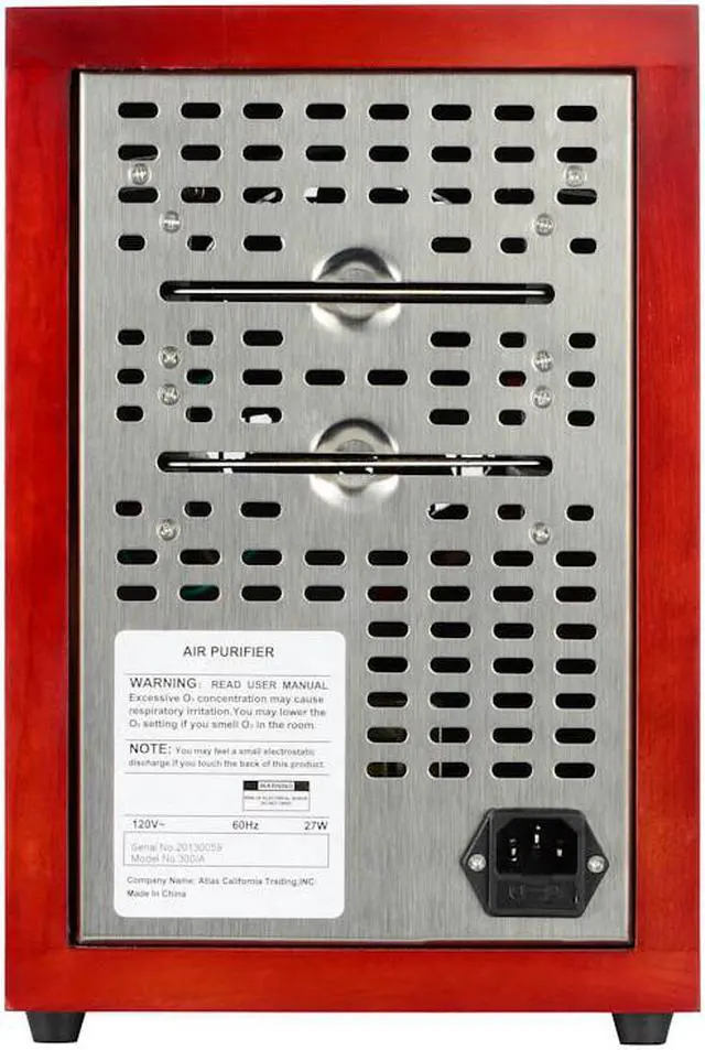 Alt view image 2 of 3 - Atlas ATL300A Air Purifier with Negative Ion Generator, Ozone Generator