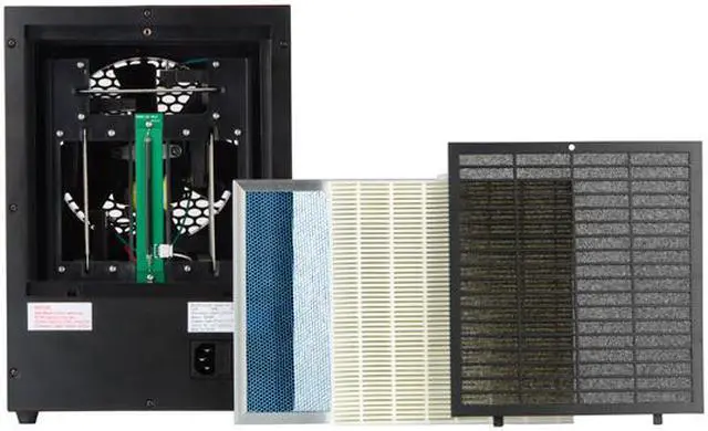 Alt view image 4 of 7 - Atlas ATL303CHO Ionic Ozone Air Purifier With Washable HEPA Filter and Remote Control