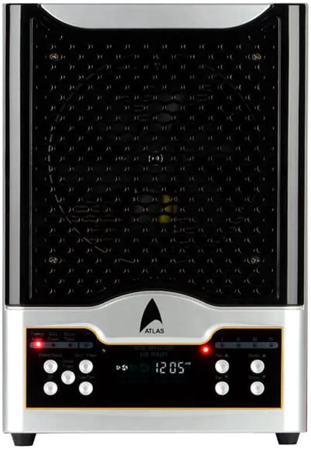 Alt view image 6 of 7 - Atlas ATL303CHO Ionic Ozone Air Purifier With Washable HEPA Filter and Remote Control