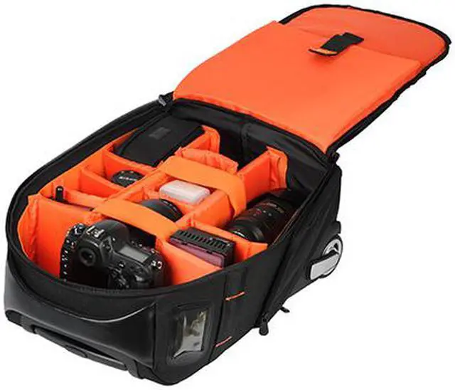 Alt view image 4 of 5 - Atlas Lightweight Camera Backpack Bag as well asTrolley for DSLR Camera, Lens and Accessories and Lightweight Trolley For Travelling(Black) - OEM