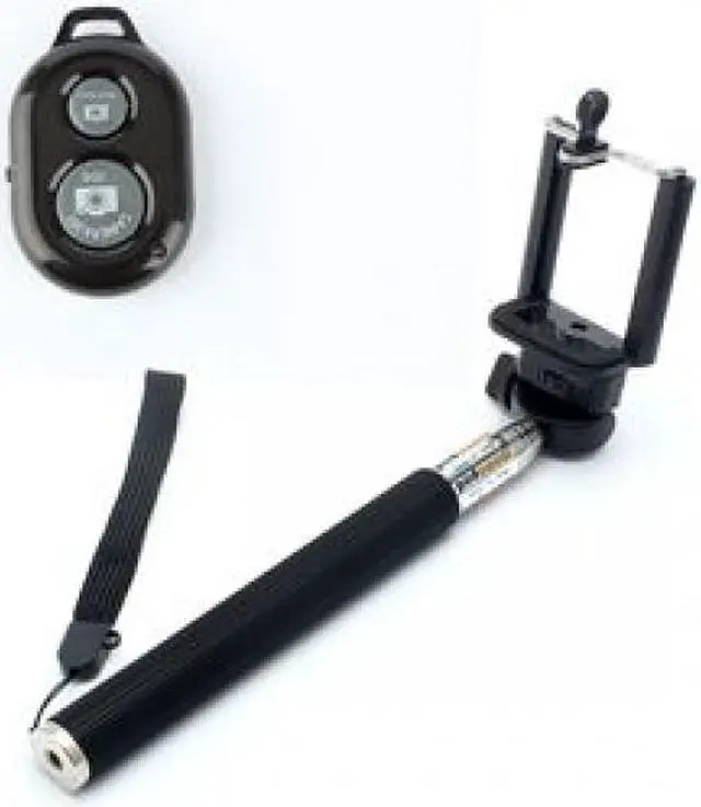 Alt view image 3 of 4 - Extendable Wireless Handheld Multi Function Selfie Stick with separate Remote for Smartphone(Black)Pack of 1