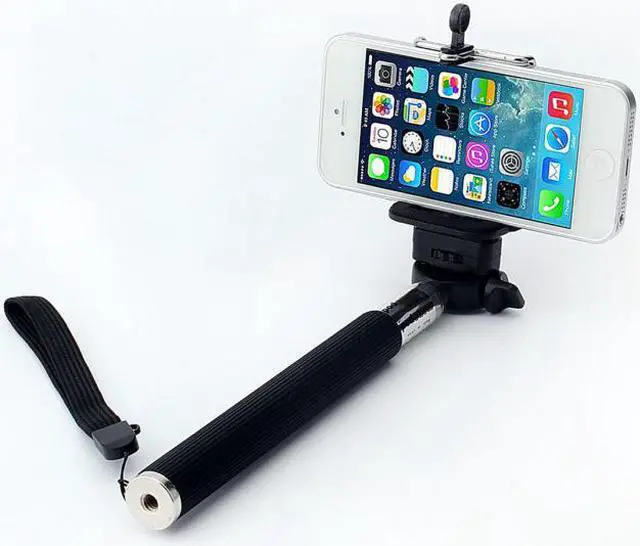 Alt view image 4 of 4 - Extendable Wireless Handheld Multi Function Selfie Stick with separate Remote for Smartphone(Black)Pack of 1