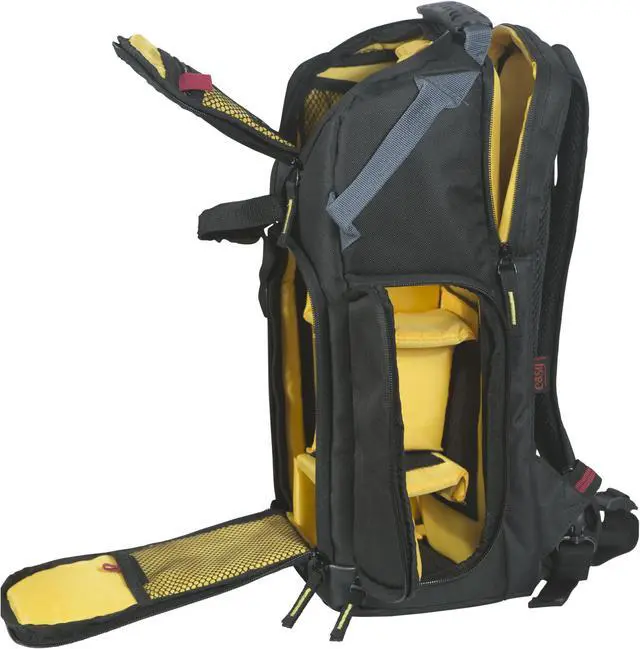 Alt view image 2 of 5 - Atlas Sleek Modern and customizable multi-purpose SLR Camera Nylon Trolley Luggage, (Black) Pack of 1