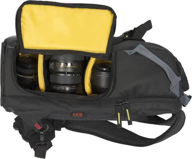 Alt view image 4 of 5 - Atlas Sleek Modern and customizable multi-purpose SLR Camera Nylon Trolley Luggage, (Black) Pack of 1