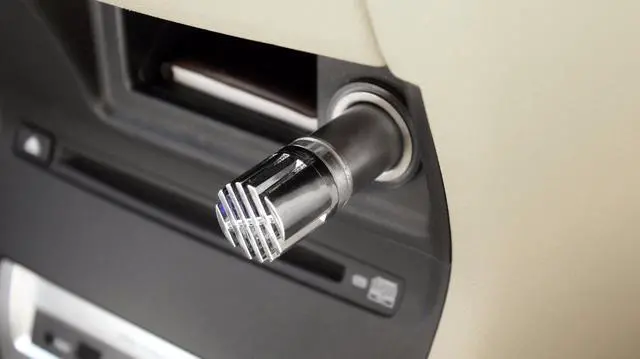 Alt view image 2 of 4 - Atlas Portable Air Freshener Ionizer for vehicle - Cigarette Smoke Odor Smell Eliminator Allergy Relief (Ionic Silver Metallic) Pack of 1