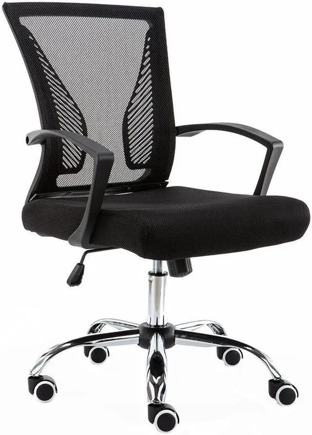 Main image of Modern Home Zuna Mid-Back Office Chair - Black/Black