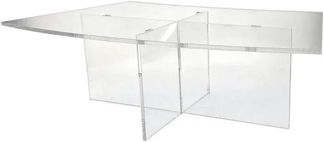 Alt view image 2 of 7 - OnDisplay Cross Tier Acrylic Display Rack/Stand - Clear Food Display Stage (5" Height)