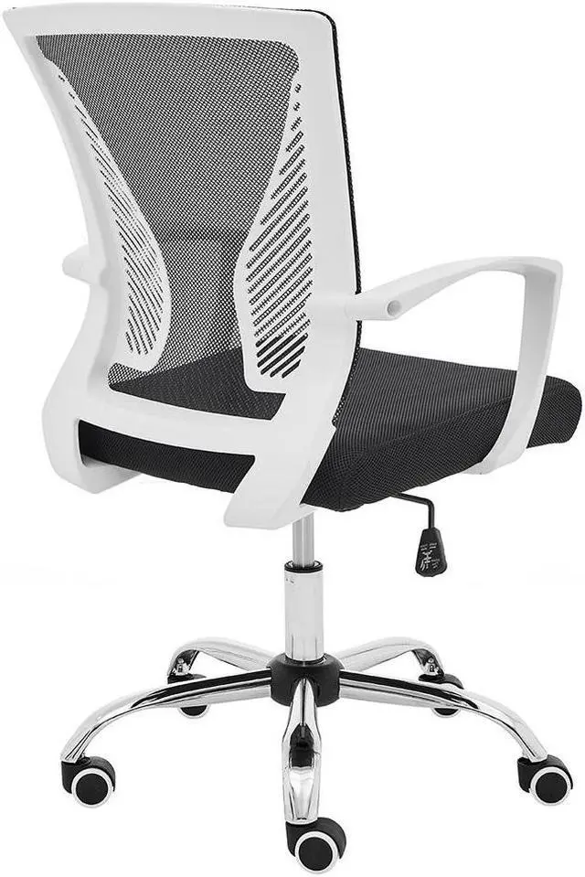 Alt view image 4 of 7 - Modern Home Zuna Mid-Back Office Chair - White/Black