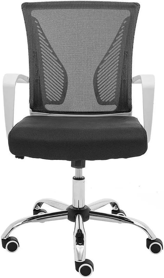 Alt view image 2 of 7 - Modern Home Zuna Mid-Back Office Chair - White/Black