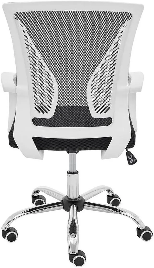 Alt view image 5 of 7 - Modern Home Zuna Mid-Back Office Chair - White/Black