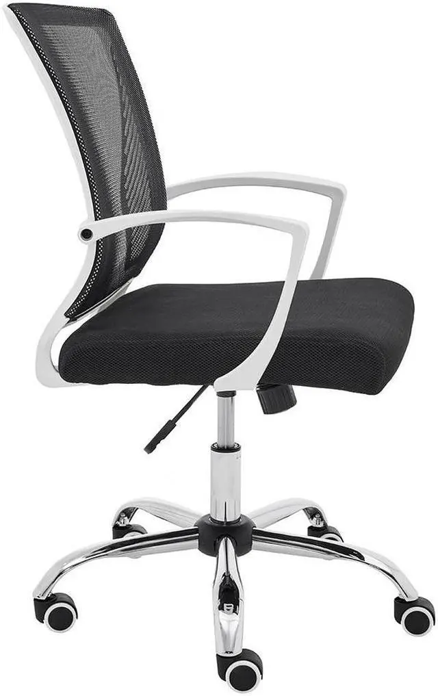 Alt view image 3 of 7 - Modern Home Zuna Mid-Back Office Chair - White/Black