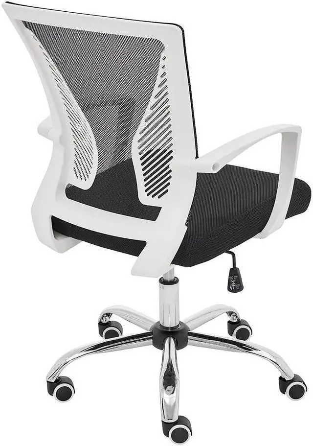 Alt view image 6 of 7 - Modern Home Zuna Mid-Back Office Chair - White/Black