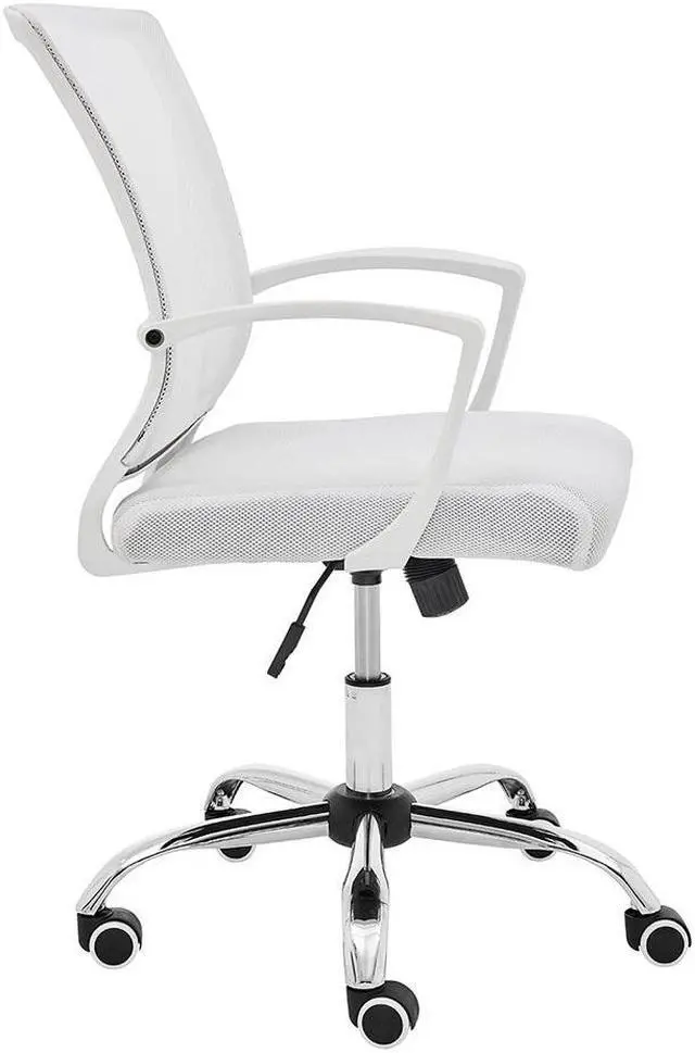 Alt view image 3 of 7 - Modern Home Zuna Mid-Back Office Chair - White/White