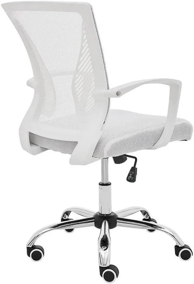 Alt view image 4 of 7 - Modern Home Zuna Mid-Back Office Chair - White/White