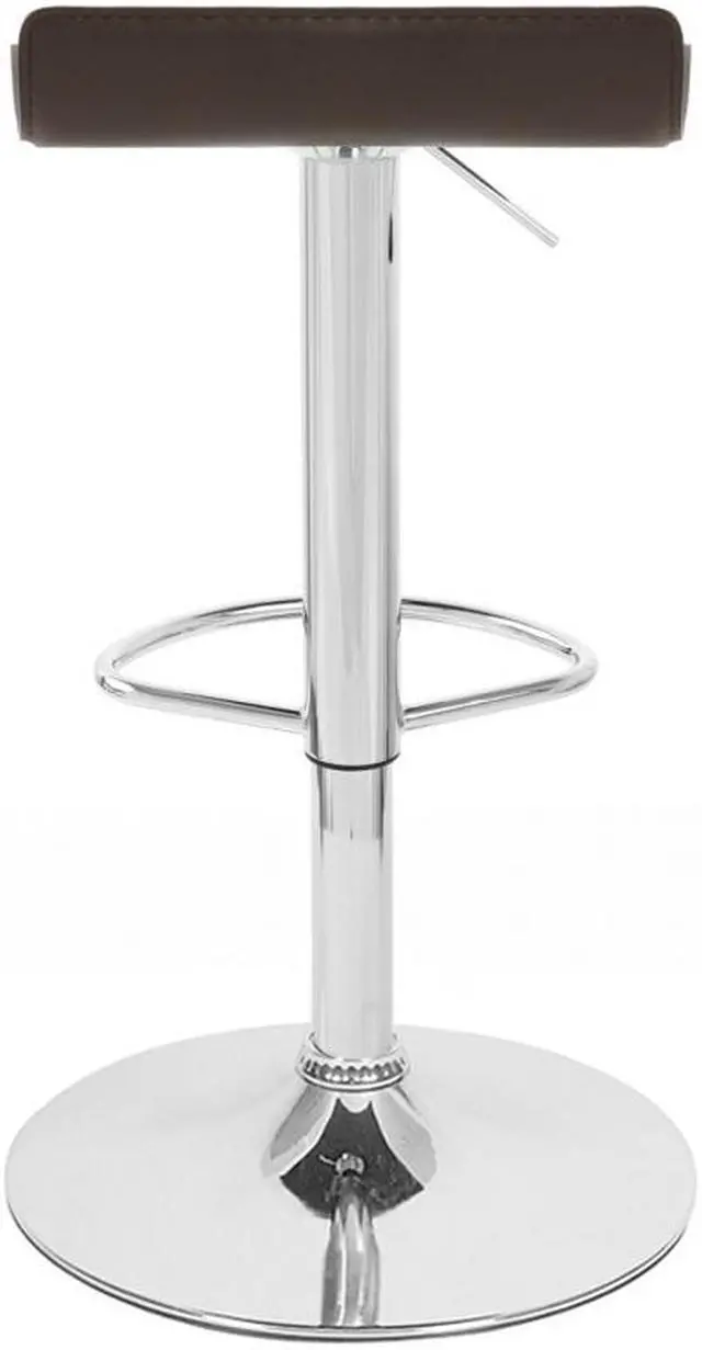 Alt view image 4 of 7 - Set of 2 Modern Home Kappa Contemporary Adjustable Height Counter/Bar Stool (Cherry Red)