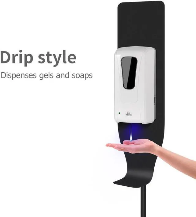 Alt view image 3 of 6 - OnDisplay Touchless Automatic Freestanding Hand Sanitizer/Soap Dispensing Station HSS-08