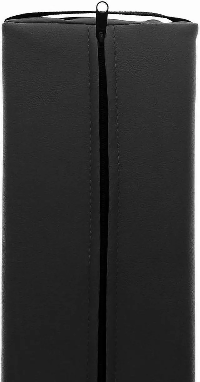 Alt view image 2 of 5 - 6" Diameter Deluxe Oversized Massage Table 25" Half Bolster - Charcoal Black