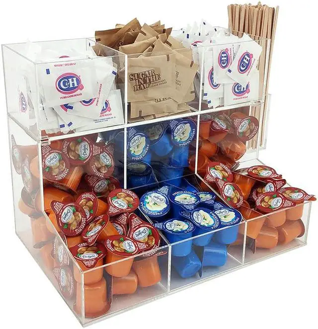 Main image of OnDisplay Acrylic Sugar/Creamer Station with Removable Top Tier
