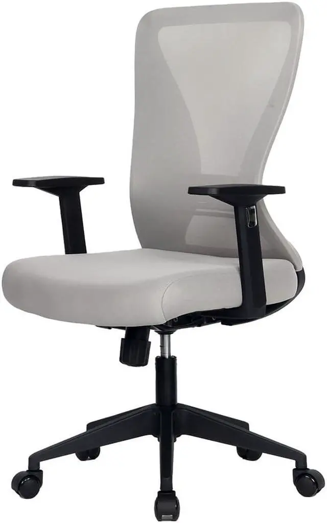 Alt view image 3 of 8 - Modern Home Xelo Solo Mid-Back DeskOffice Task chair (Blackgray)