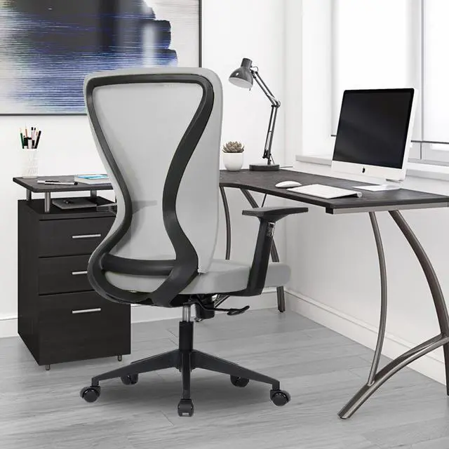 Alt view image 8 of 8 - Modern Home Xelo Solo Mid-Back DeskOffice Task chair (Blackgray)