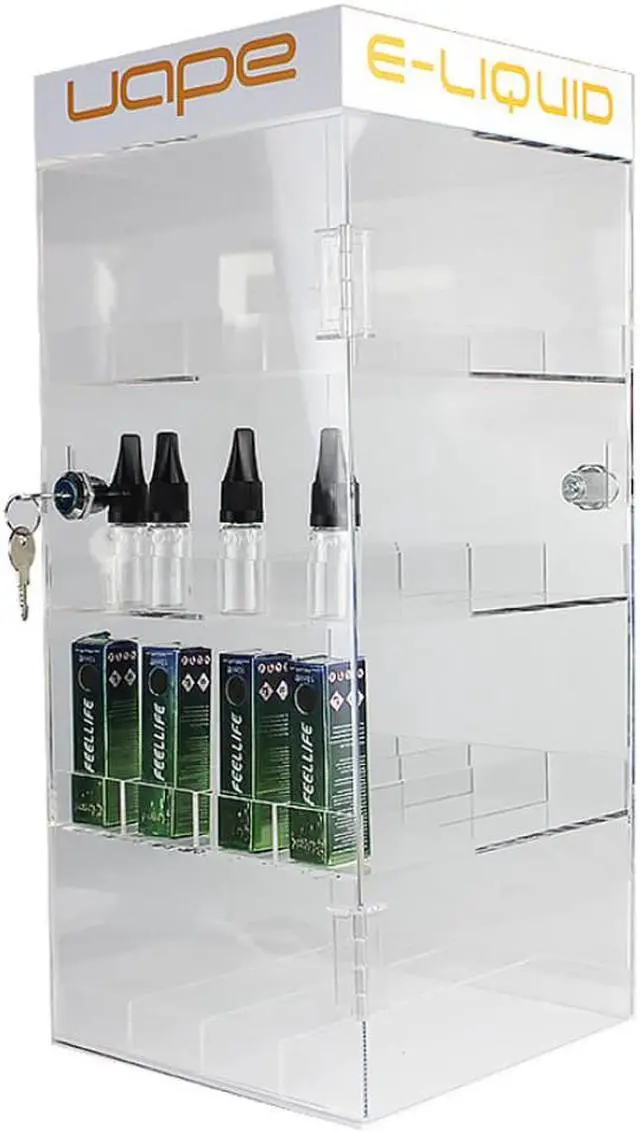 Main image of OnDisplay Deluxe Locking Juice Display Cabinet w/Opt. Decals - 201