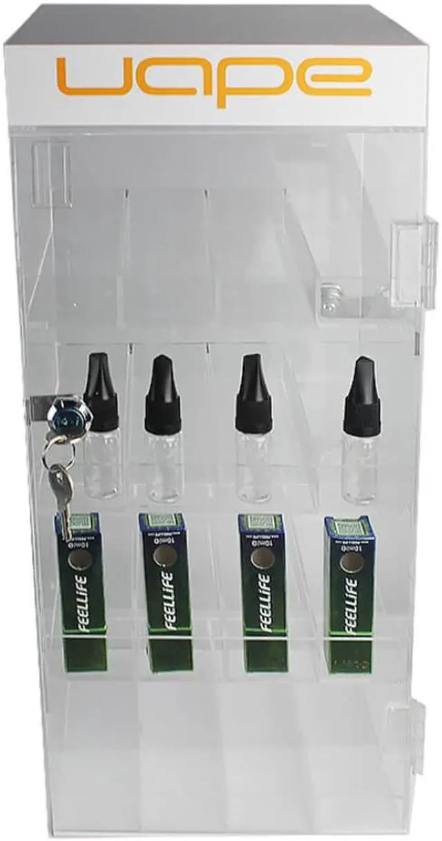 Alt view image 2 of 6 - OnDisplay Deluxe Locking Juice Display Cabinet w/Opt. Decals - 201