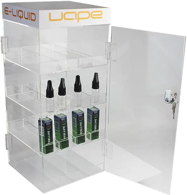 Alt view image 4 of 6 - OnDisplay Deluxe Locking Juice Display Cabinet w/Opt. Decals - 201