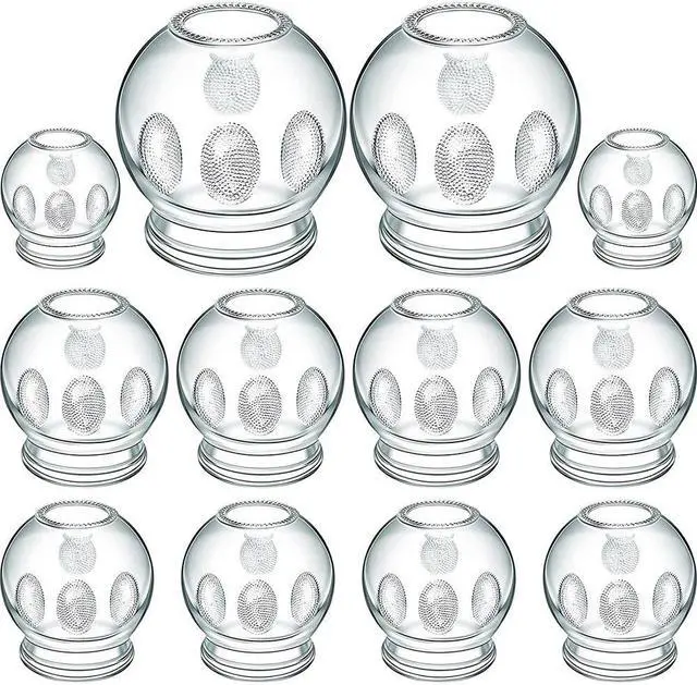Alt view image 2 of 5 - Royal Massage 12pc Fire Glass Cupping Jar Set
