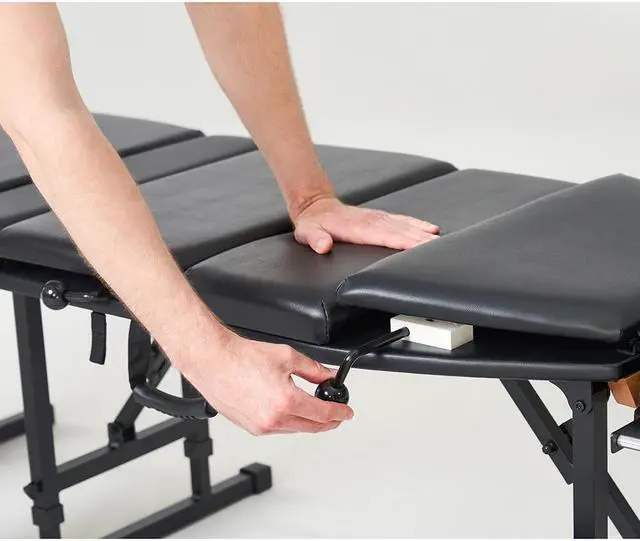 Alt view image 7 of 8 - Sheffield Elite Professional Portable Chiropractic Table - Charcoal
