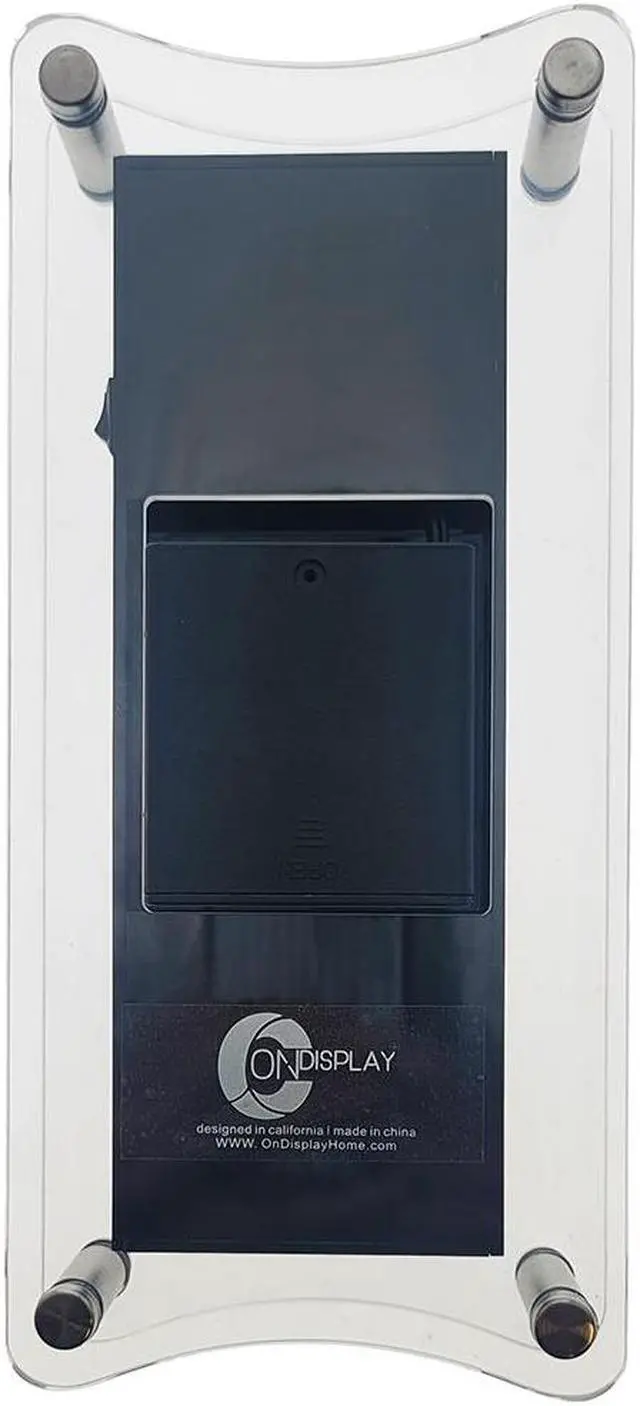 Alt view image 7 of 7 - OnDisplay Luxe Glowing Acrylic Four In a Row Game w/Lights & Remote Control (Pink/Yellow)