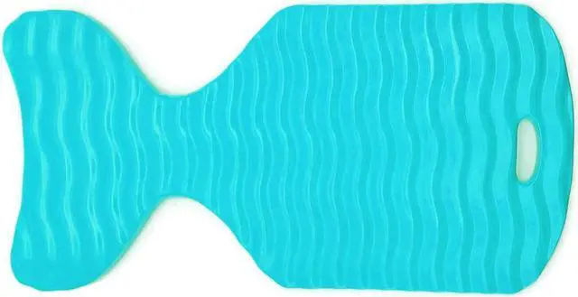 Alt view image 6 of 7 - California Sun Deluxe Unsinkable Ultra Soft Foam Cushion Pool Whale Tail Chair (Aqua)