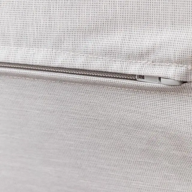 Alt view image 6 of 6 - California Sun Allora Luxury Inflatable Fabric Sun Lounger Pool Float Chaise - Poolside Lounge Chair (Beige)