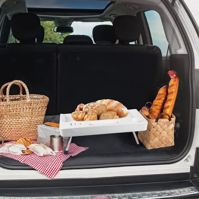 Alt view image 7 of 7 - Modern Home Portable Folding Outdoor Tailgate Cutting Board/Prep Tray Fish Fillet Table